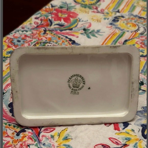 Vintage Toast Rack Creamer and Sugar Roses England - Picture 5 of 9